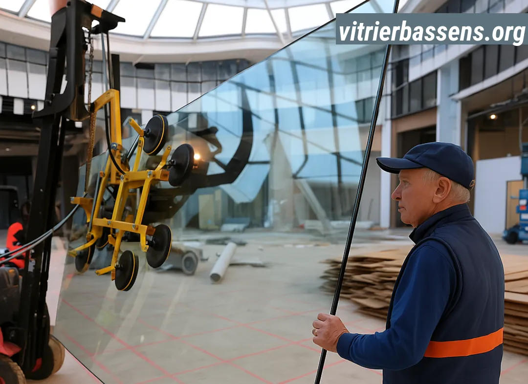 Remplacement de vitrine magasin Bassens